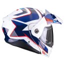 Scorpion ADX-2 Camino Enduro-Helm weiss blau rot