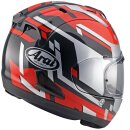Arai RX-7V Evo Step Integral-Helm silber rot schwarz