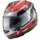 Arai RX-7V Evo Step Integral-Helm silber rot schwarz