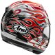 Arai RX-7V Evo Haga Replica Helm silber rot schwarz