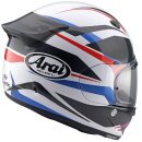 Arai Quantic Ray Motorrad-Helm weiss blau rot