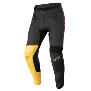 Alpinestars Supertech Blaze Motocross-Hose schwarz gelb rot