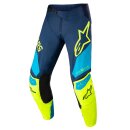 Alpinestars Techstar Factory Motocross-Hose blau neongelb