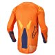 Alpinestars Techstar Factory Motocross-Hemd orange blau gelb
