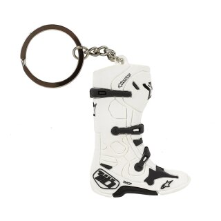 Alpinestars New Tech 10 Boot Schlüsselanhänger weiss