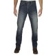 Rokker Rokkertech Straight Motorrad-Jeans blau washed