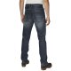 Rokker Rokkertech Straight Motorrad-Jeans blau washed