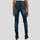 Rokker Rokkertech High Waist Damen Motorrad-Jeans blau...