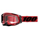 100% Racecraft 2 Rot schwarz Crossbrille klar