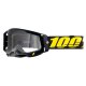 100% Racecraft 2 Arbis schwarz gelb Crossbrille klar