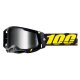 100% Racecraft 2 Arbis schwarz gelb Crossbrille silber verspiegelt