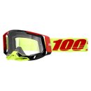 100% Racecraft 2 Wiz neongelb rot Crossbrille klar