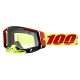 100% Racecraft 2 Wiz neongelb rot Crossbrille klar