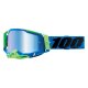 100% Racecraft 2 Fremont blau neongrün Crossbrille blau verspiegelt