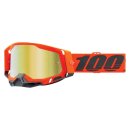 100% Racecraft 2 Kerv orange grau Crossbrille gold...