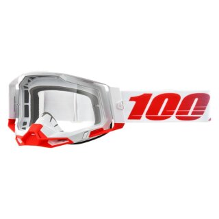 100% Racecraft 2 ST-Kith rot weiss Crossbrille