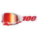100% Racecraft 2 ST-Kith rot weiss Crossbrille rot...