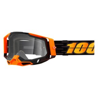 100% Racecraft 2 Costume 2 orange schwarz Crossbrille