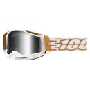 100% Racecraft 2 Mayfair weiss gold Crossbrille silber...