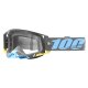 100% Racecraft 2 Trinidad blau grau Crossbrille klar