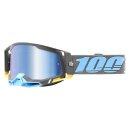 100% Racecraft 2 Trinidad blau grau Crossbrille blau...