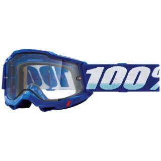 100% Accuri 2 Enduro Brille klar blau weiss