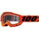 100% Accuri 2 Enduro Brille klar neonorange schwarz