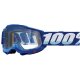 100% Accuri 2 blau weiss Crossbrille klar