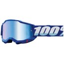 100% Accuri 2 blau weiss Crossbrille blau verspiegelt