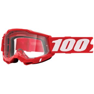 100% Accuri 2 Rot weiss Crossbrille
