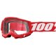 100% Accuri 2 Rot weiss Crossbrille