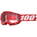 100% Accuri 2 Rot weiss Crossbrille klar