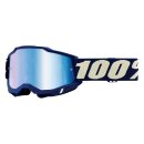 100% Accuri 2 Marine blau weiss Crossbrille blau verspiegelt