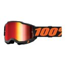 100% Accuri 2 Chicago schwarz grau Crossbrille rot...