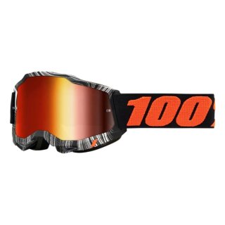 100% Accuri 2 Geospace orange schwarz Crossbrille rot verspiegelt