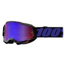 100% Accuri 2 Moore schwarz blau Crossbrille rot blau...