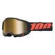 100% Accuri 2 Borego schwarz rot Crossbrille gold verspiegelt