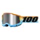 100% Accuri 2 Sunset blau orange Crossbrille silber verspiegelt