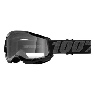 100% Strata 2 Schwarz grau Crossbrille