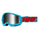 100% Strata 2 Summit blau rot Crossbrille silber verspiegelt