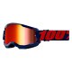 100% Strata 2 Masego blau rot Crossbrille rot verspiegelt