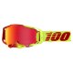 100% Armega Solaris neongelb rot Crossbrille Hiper rot verspiegelt