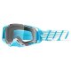 100% Armega Oversized Sky blau weiss Crossbrille