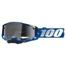 100% Armega Rockchuck blau schwarz weiss Crossbrille klar