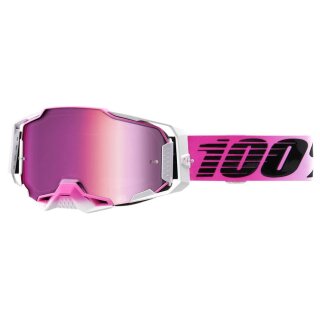 100% Armega Harmony pink schwarz weiss Crossbrille rosa verspiegelt
