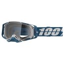 100% Armega Albar blau weiss Crossbrille klar