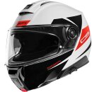 Schuberth C5 Eclipse Klapphelm rot weiss schwarz