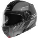 Schuberth C5 Master Klapphelm matt grau weiss schwarz