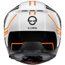 Schuberth C5 Master Klapphelm orange weiss schwarz