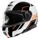 Schuberth C5 Master Klapphelm orange weiss schwarz